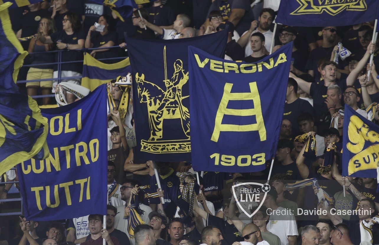 Padova-Hellas Verona, Curva Nord sold out