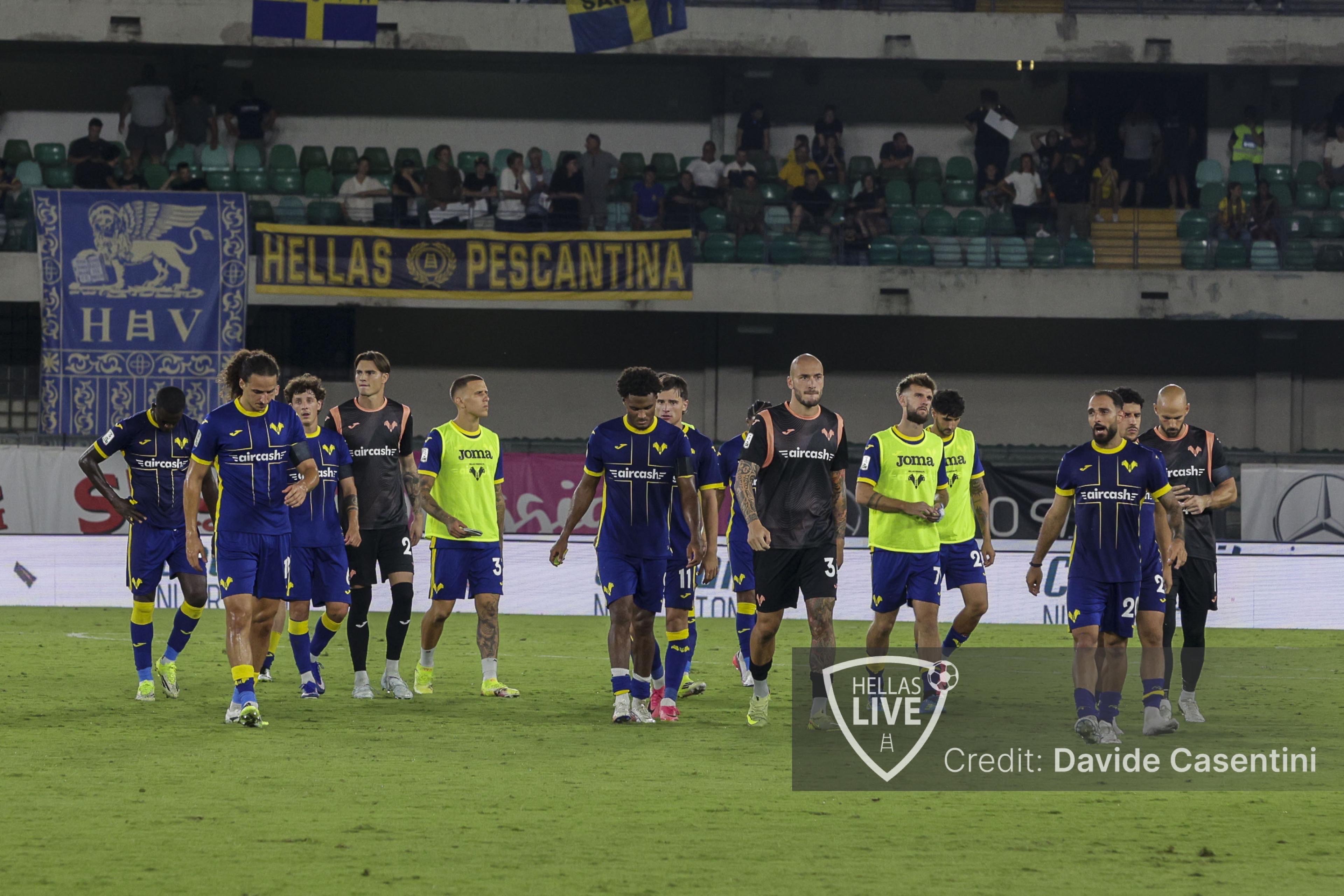 Hellas Verona, allenamento questa mattina