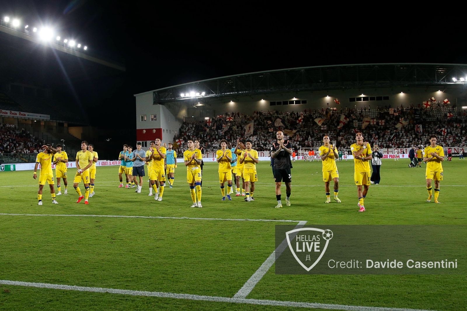 Pagelle gialloblù, Padova-Hellas Verona 1-1