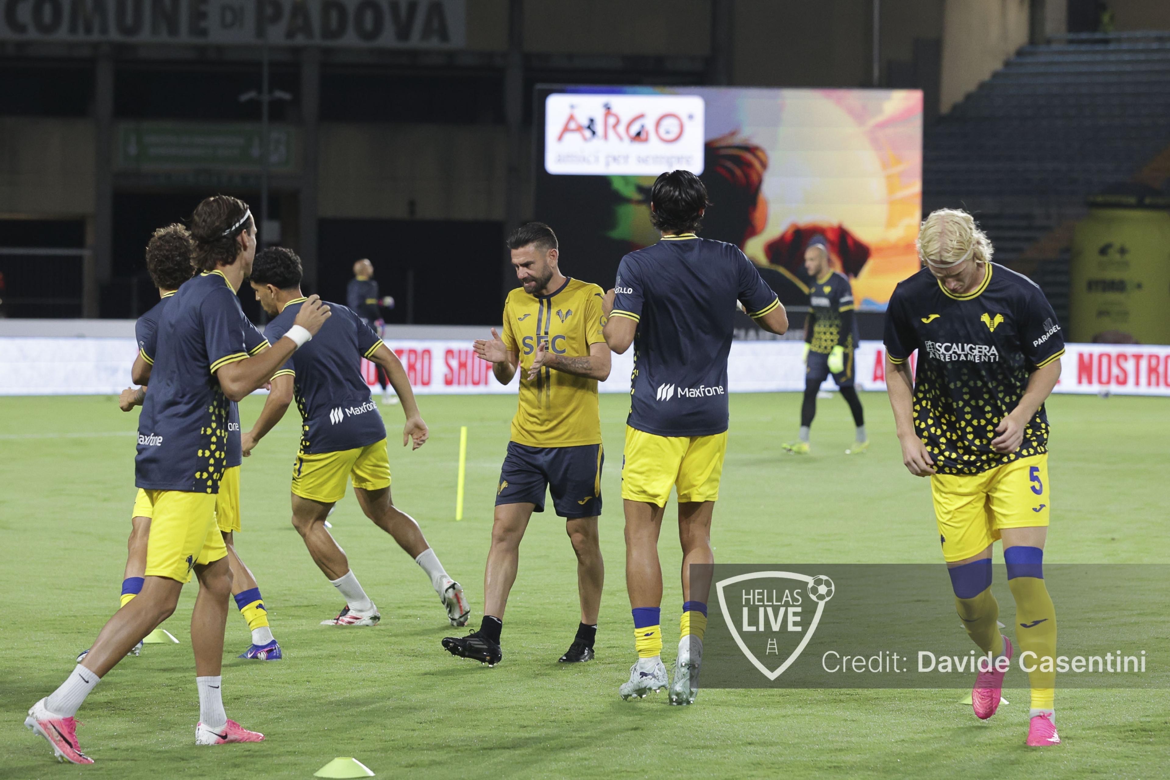 Hellas Verona, allenamento questo pomeriggio