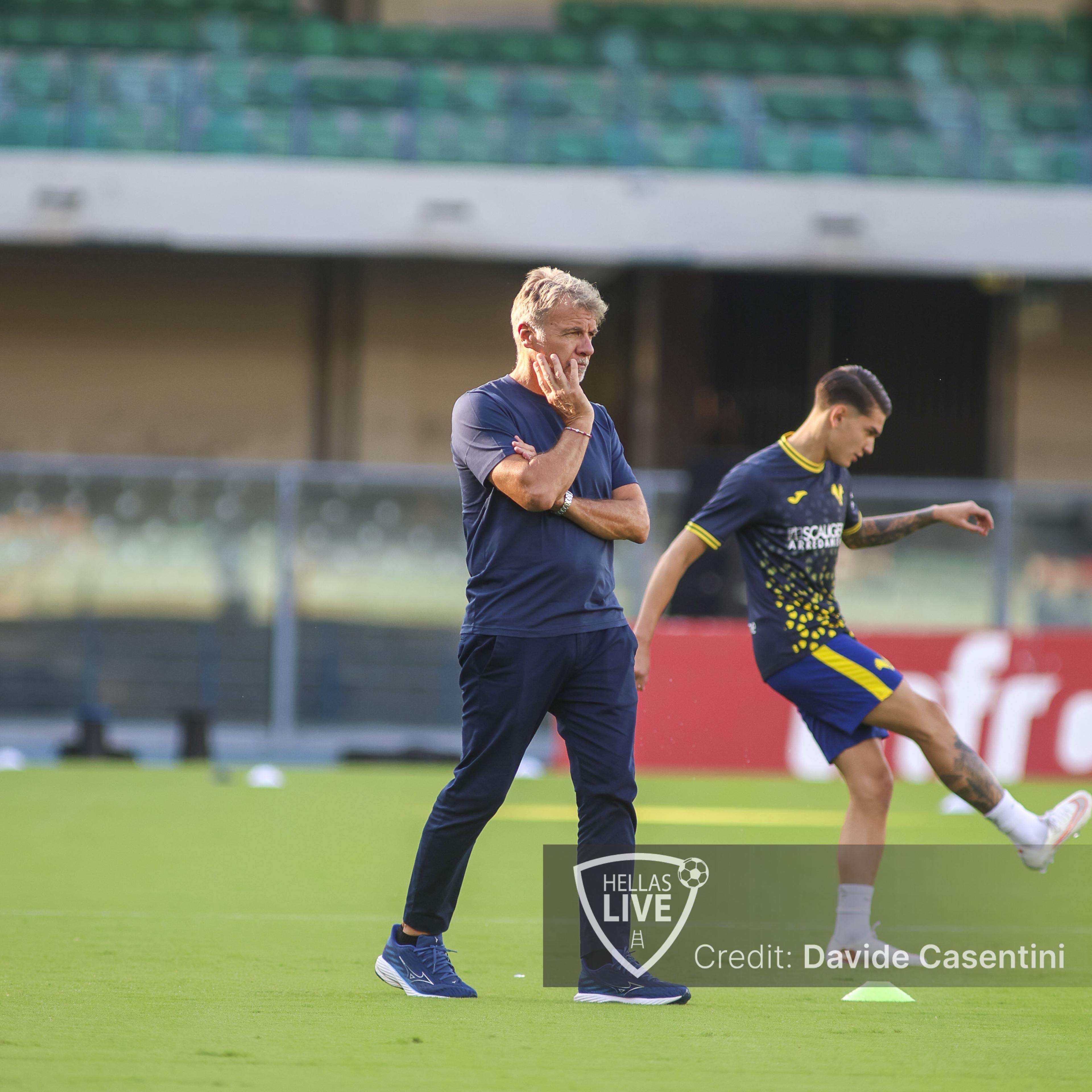 Hellas Verona, allenamento questa mattina