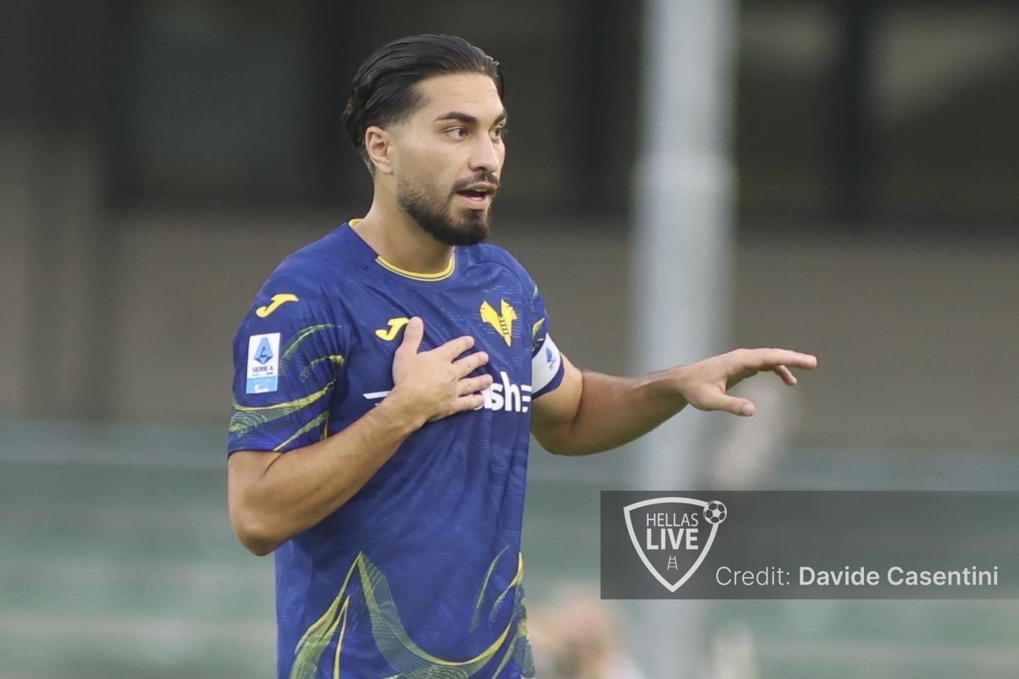 Hellas Verona, visita a Villa Stuart per Serdar