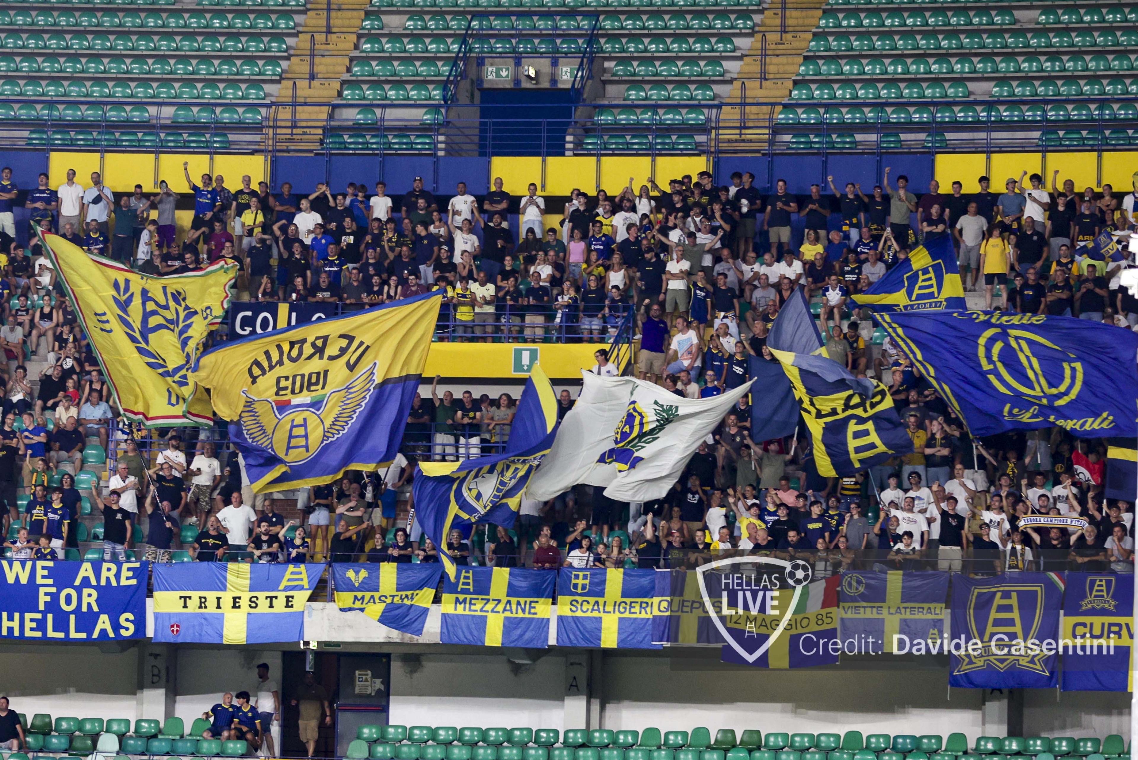 Serie BKT 2026/27. Hellas Verona-Arezzo, ore 15:30 apertura cancelli stadio Bentegodi