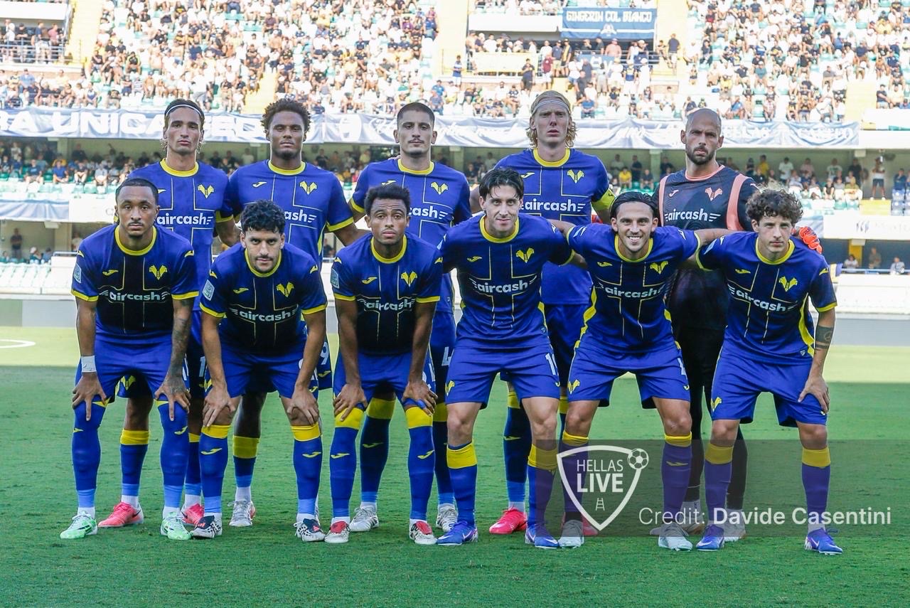 Serie BKT 2026/27. Fine primo tempo, Hellas Verona-Arezzo 0-0
