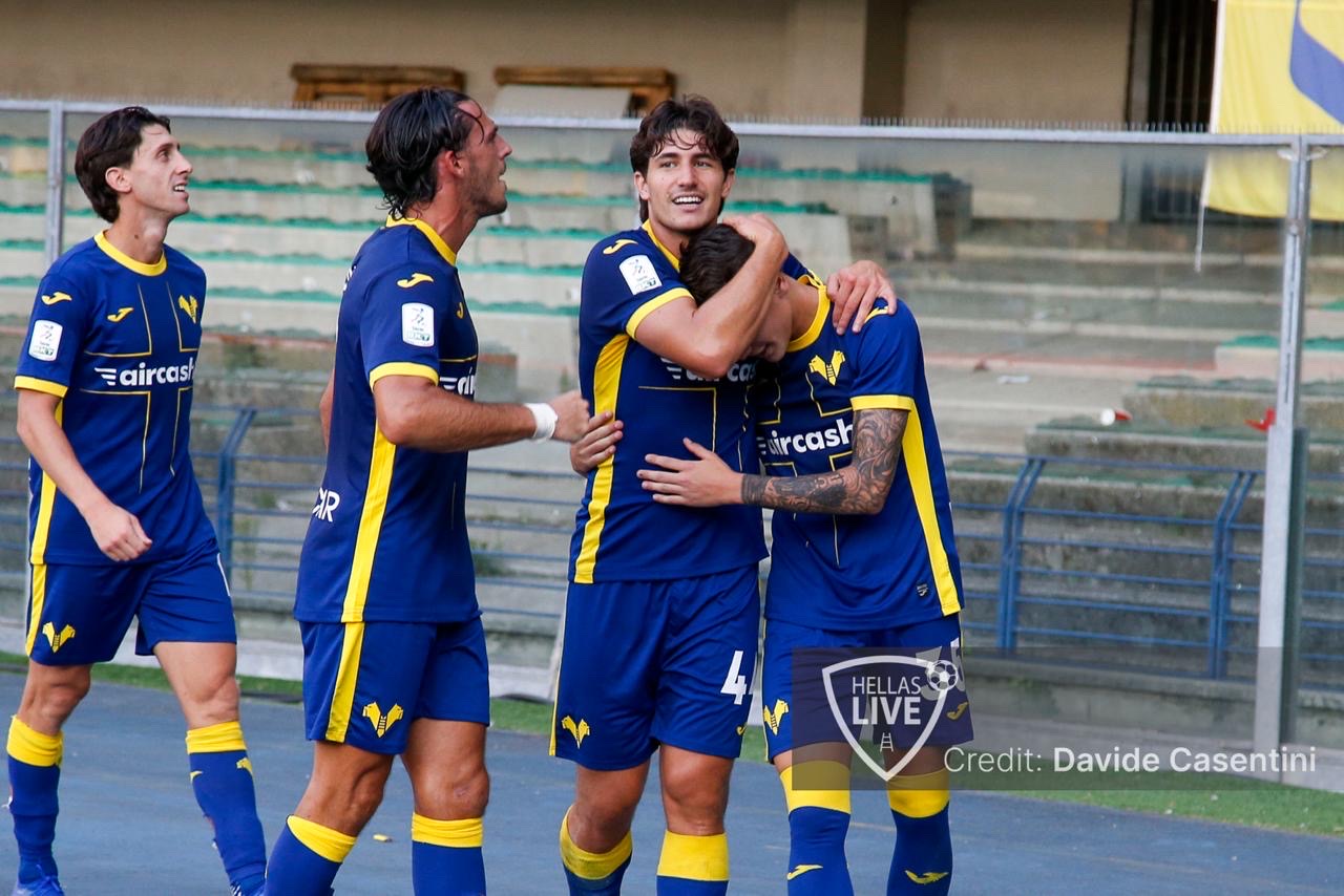 Serie BKT. Hellas Verona-Arezzo 5-0, pokerissimo firmato Iannoni
