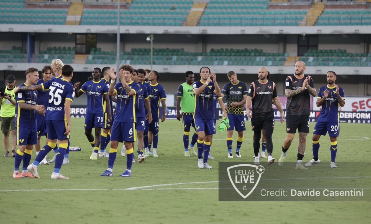 Hellas Verona, allenamento questa mattina