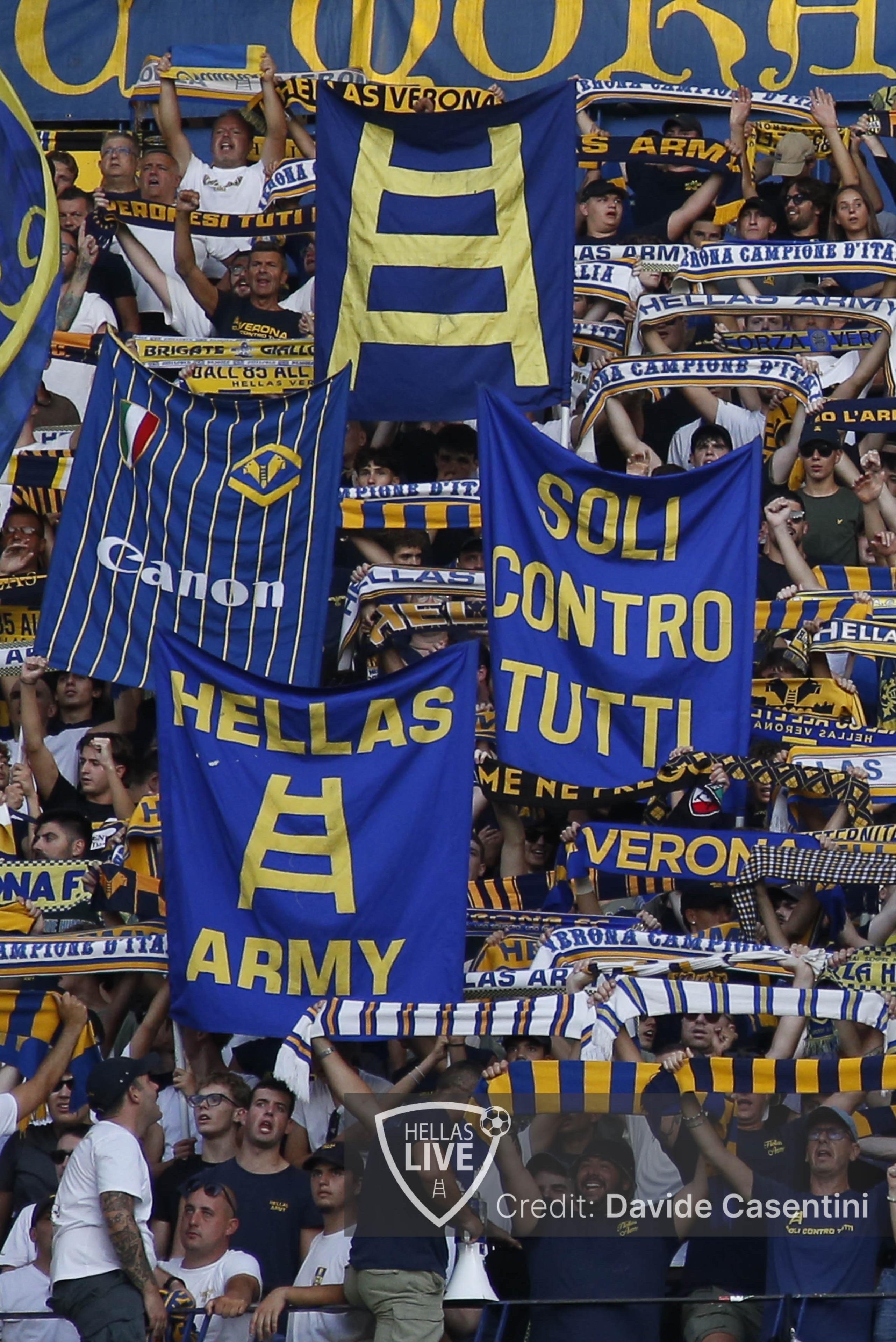 Benevento-Hellas Verona, vendita biglietti Settore Ospiti solo in via Centro