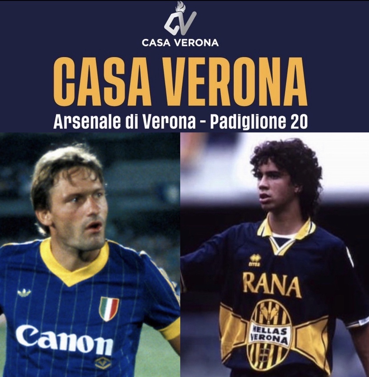 Casa Verona. Martedì 15 settembre Sindaci in campo: Preben Elkjaer Larsen e Damiano Tommasi