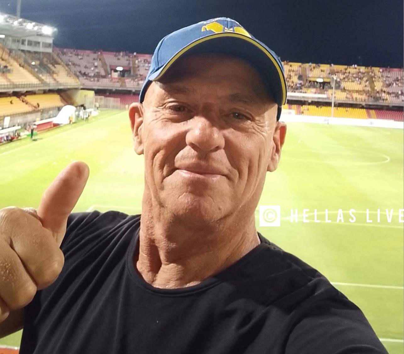 Benevento-Hellas Verona, Luciano Bruni presente nel Settore Ospiti