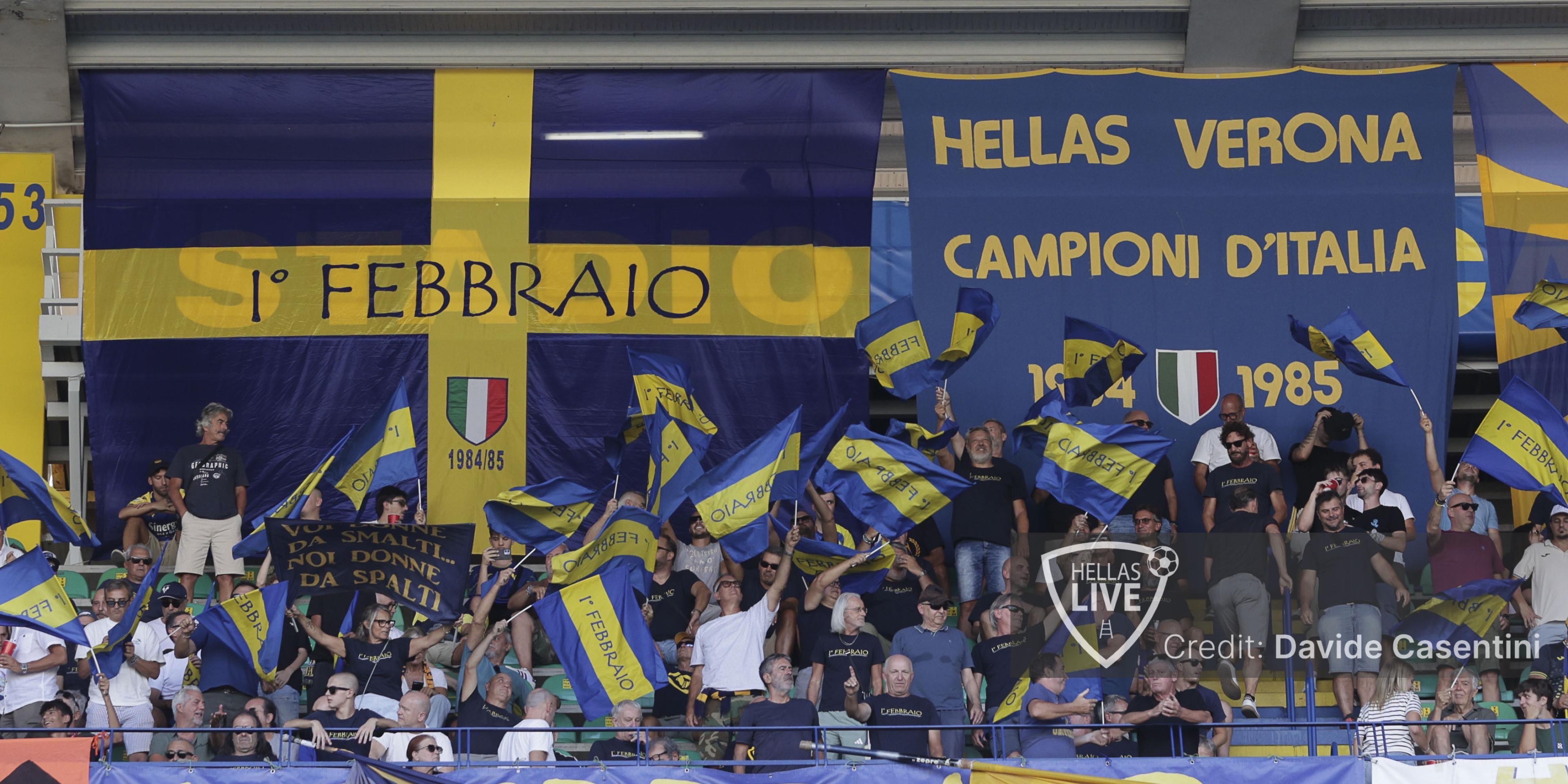 Derby Hellas Verona-Vicenza, la protesta del 1º Febbraio: “Domenica allo stadio Bentegodi non esporremo striscioni o bandiere”