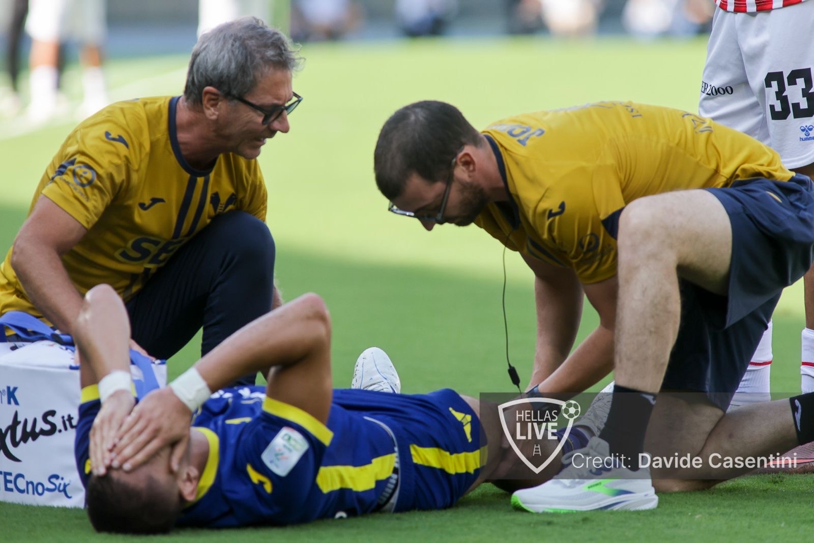 Hellas Verona, lesione del legamento crociato anteriore destro per Compagnon e Korac