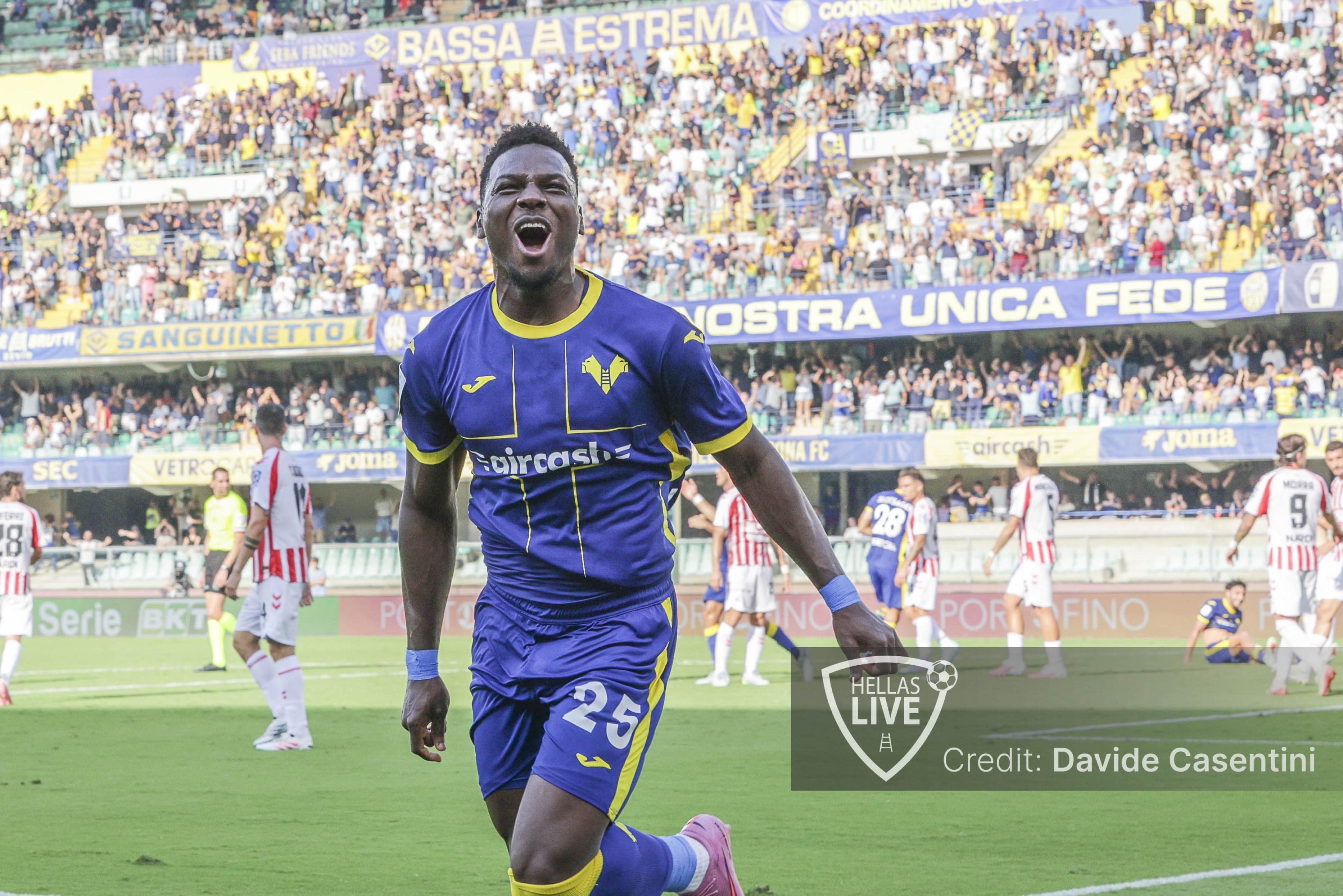 Cuore Gialloblù, Mosquera il più votato nel derby contro il Vicenza