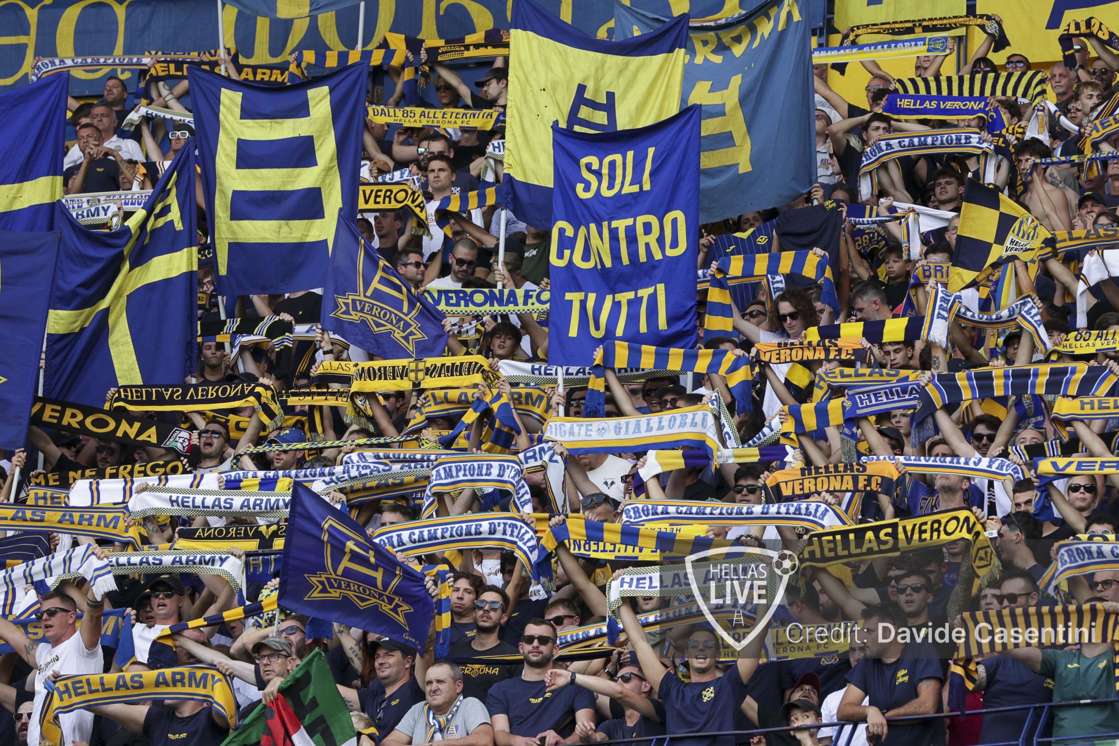 Amichevole. Venerdì 2 ottobre a porte chiuse Lugano-Hellas Verona. Diretta YouTube