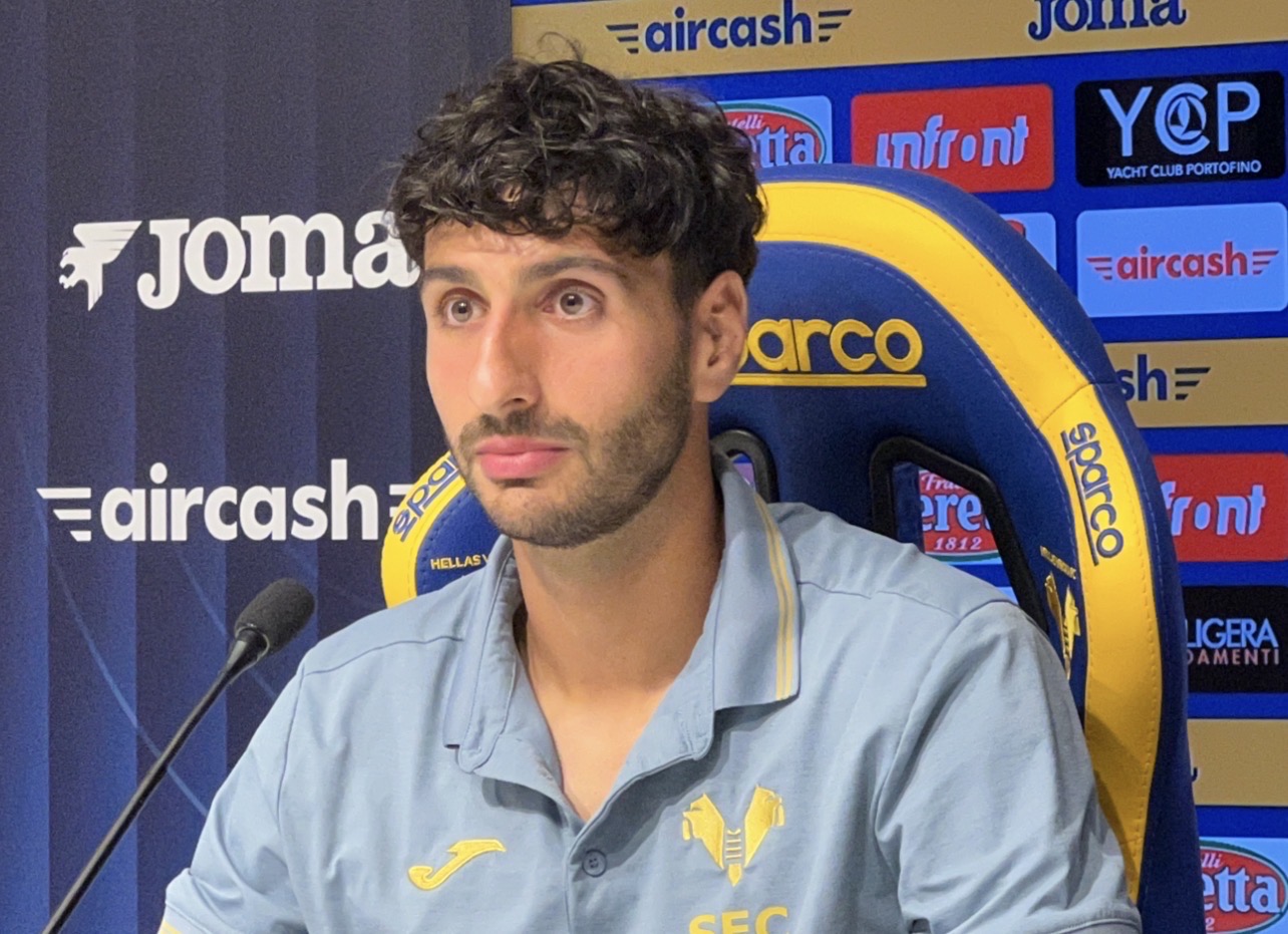 Lella: “È bellissimo essere a Verona. Per andare in Serie A, occorrono gruppo ed entusiasmo. L’Hellas è una squadra importante”