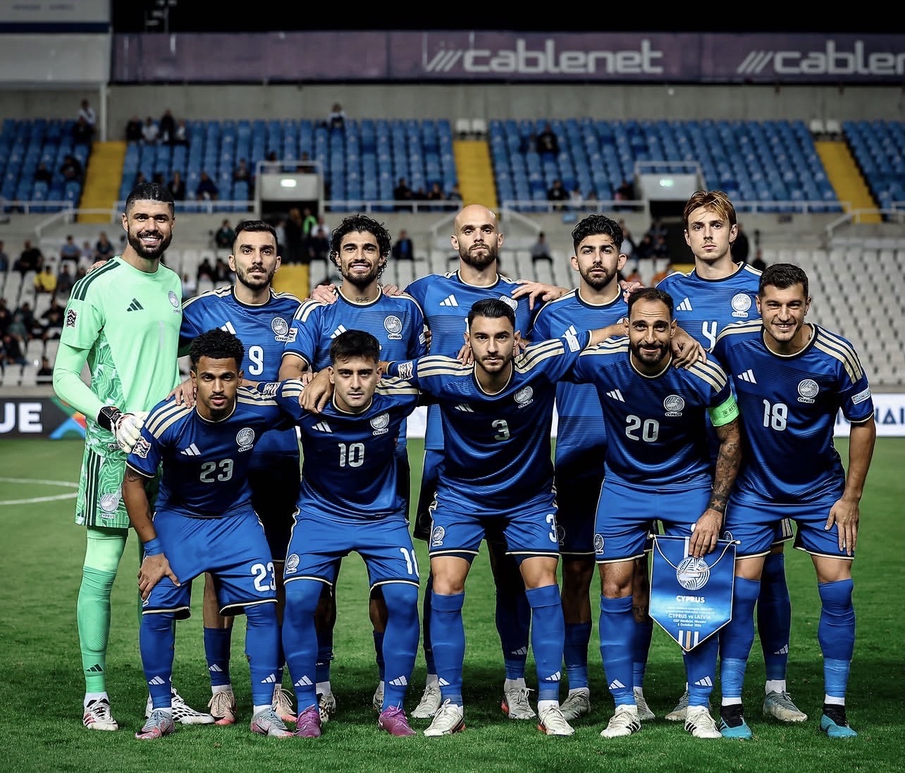 Cipro-Lettonia 2-1. Kastanos in campo 91’
