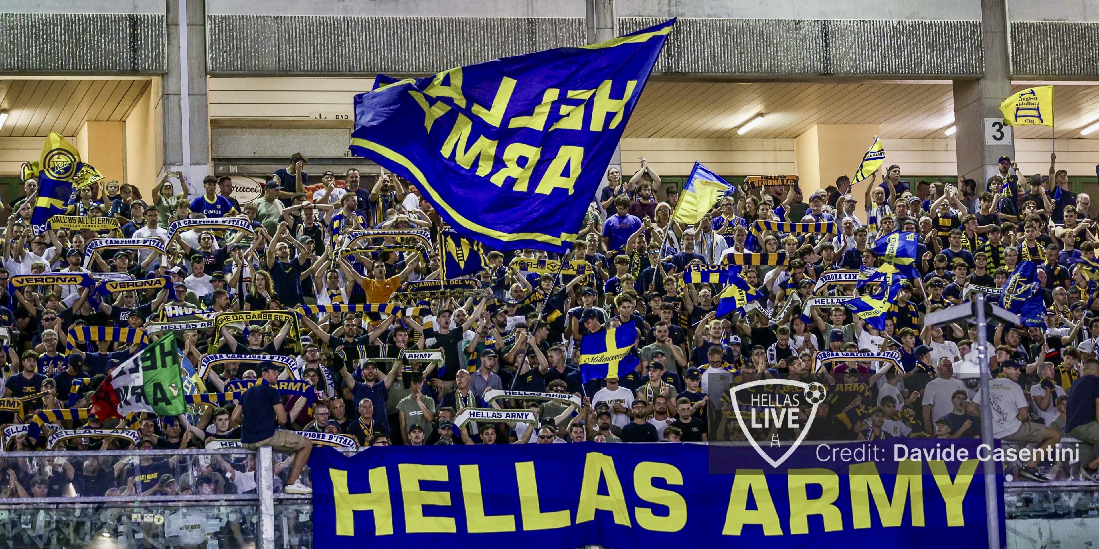 Serie BKT 2026/27. Modena-Hellas Verona, venduti ad ora 1900 biglietti del Settore Ospiti