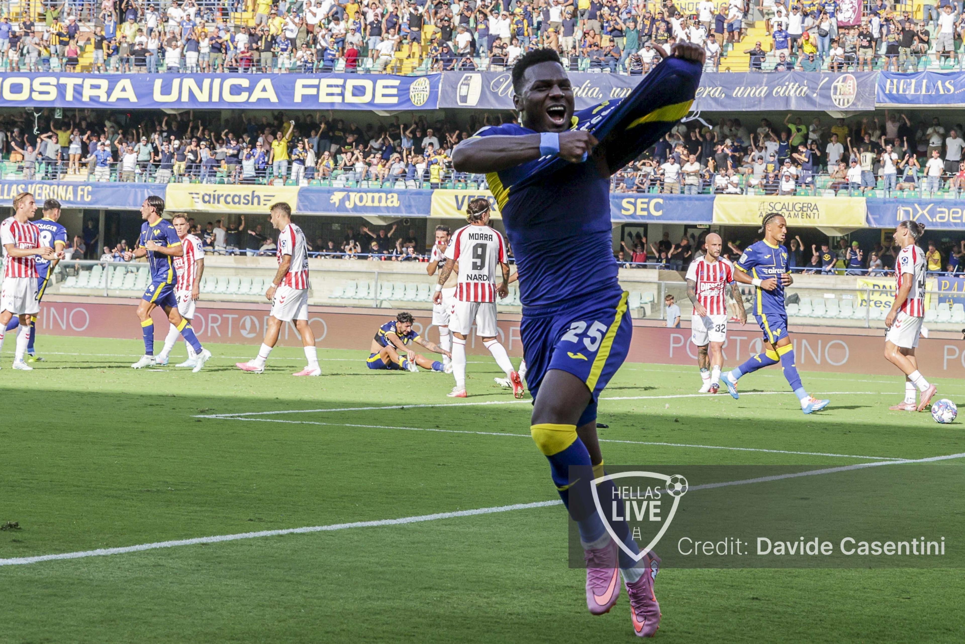 Numeri e curiosità di Modena-Hellas Verona