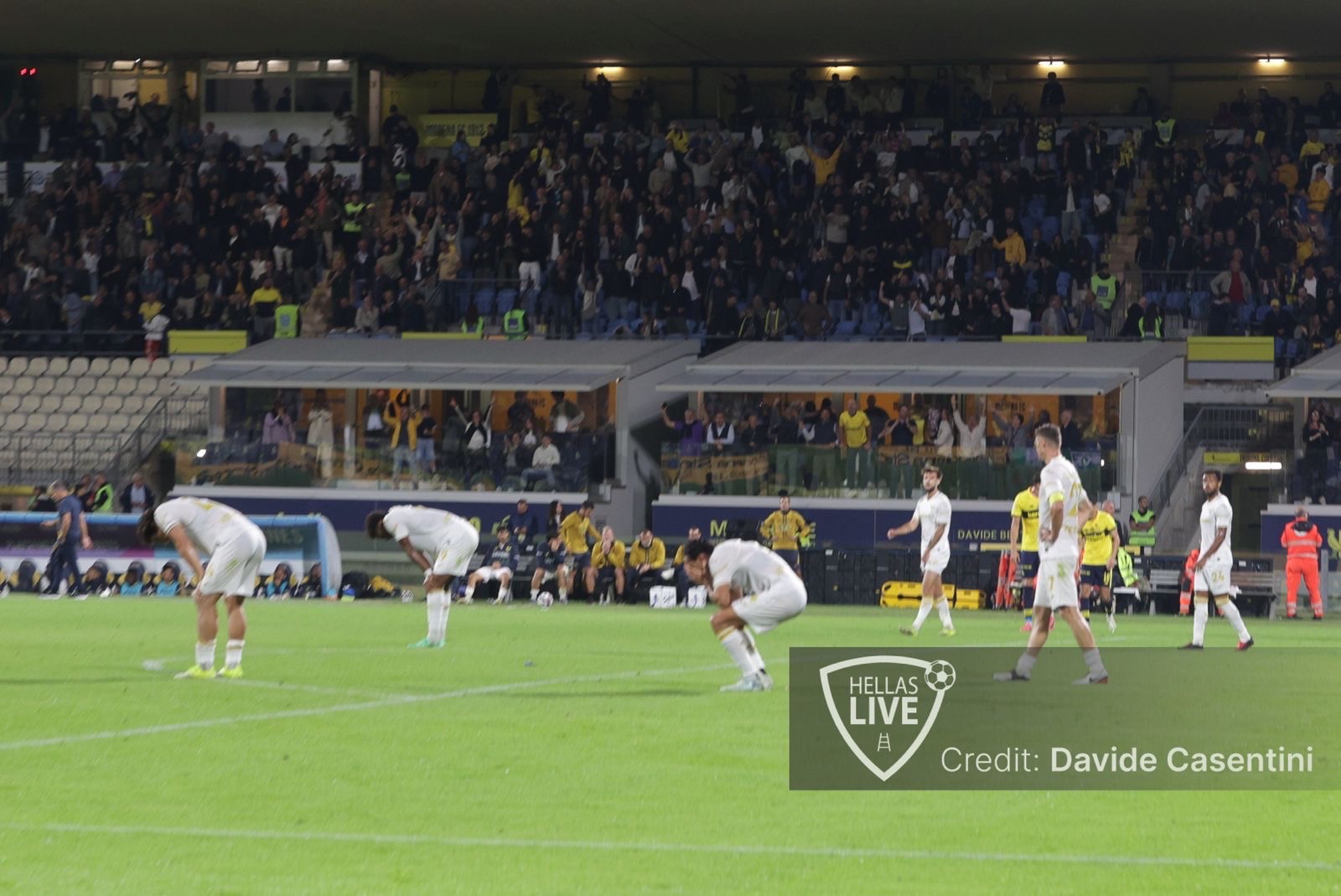 Pagelle scaligere, Modena-Hellas Verona 3-2