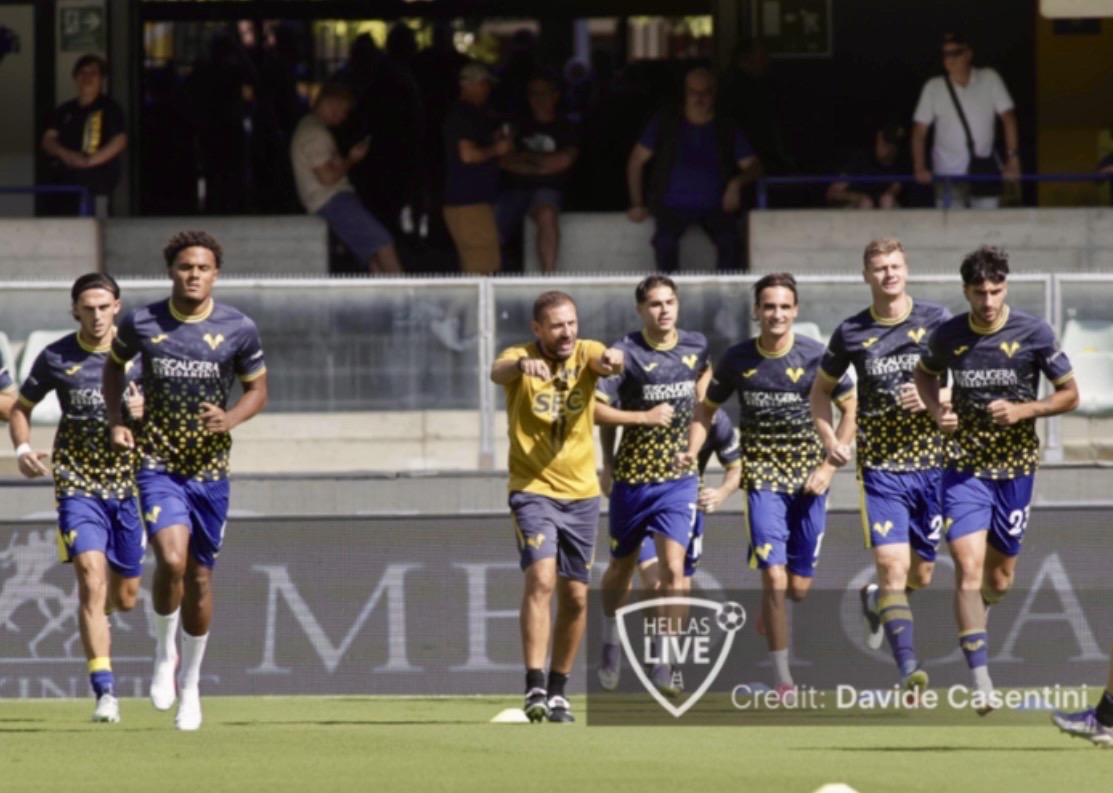 Hellas Verona, allenamento questo pomeriggio