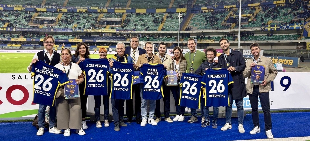 Butini Gialloblù: gli ospedali protagonisti del progetto ospiti al Bentegodi