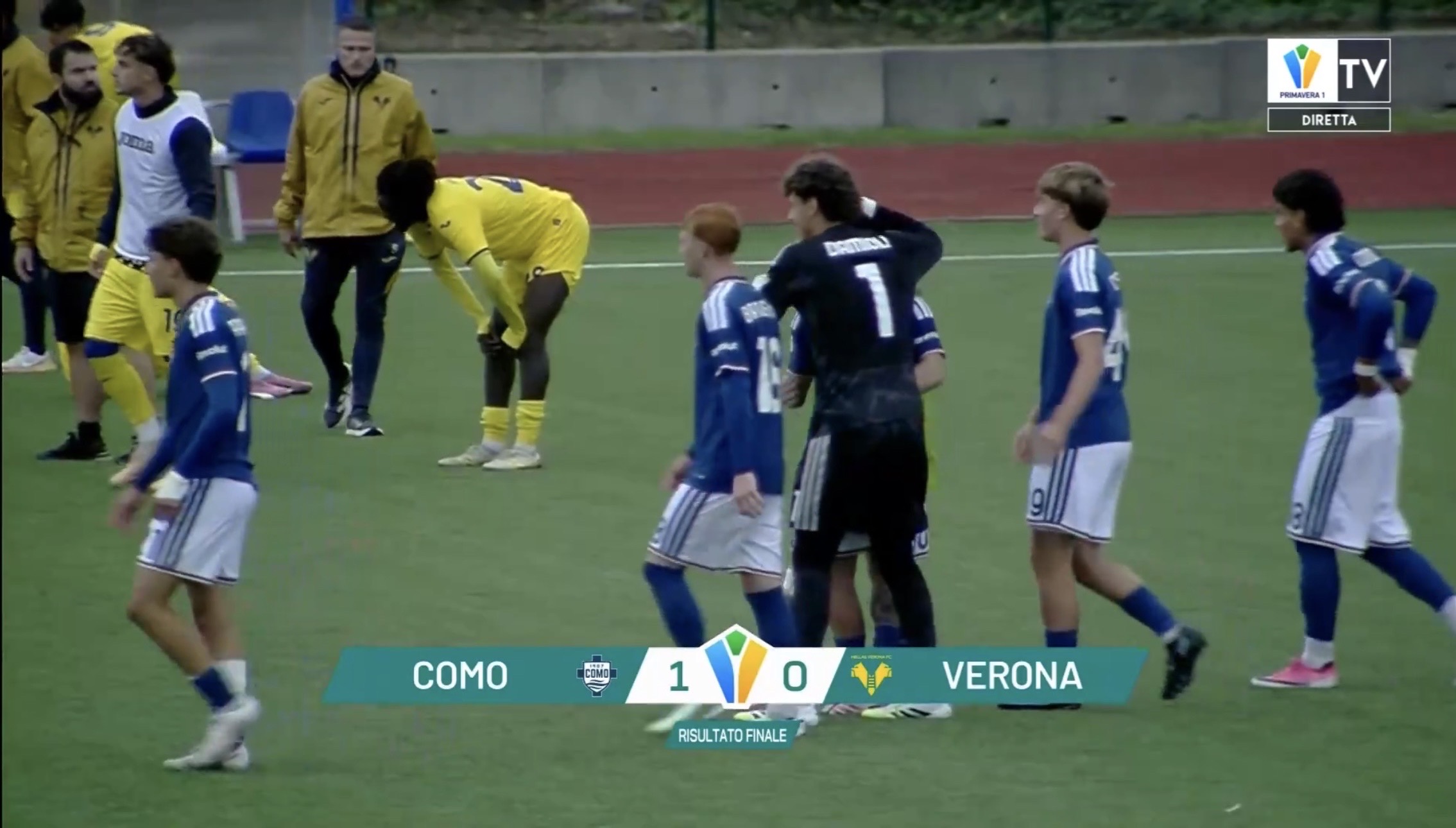 Primavera, Como-Hellas Verona 1-0