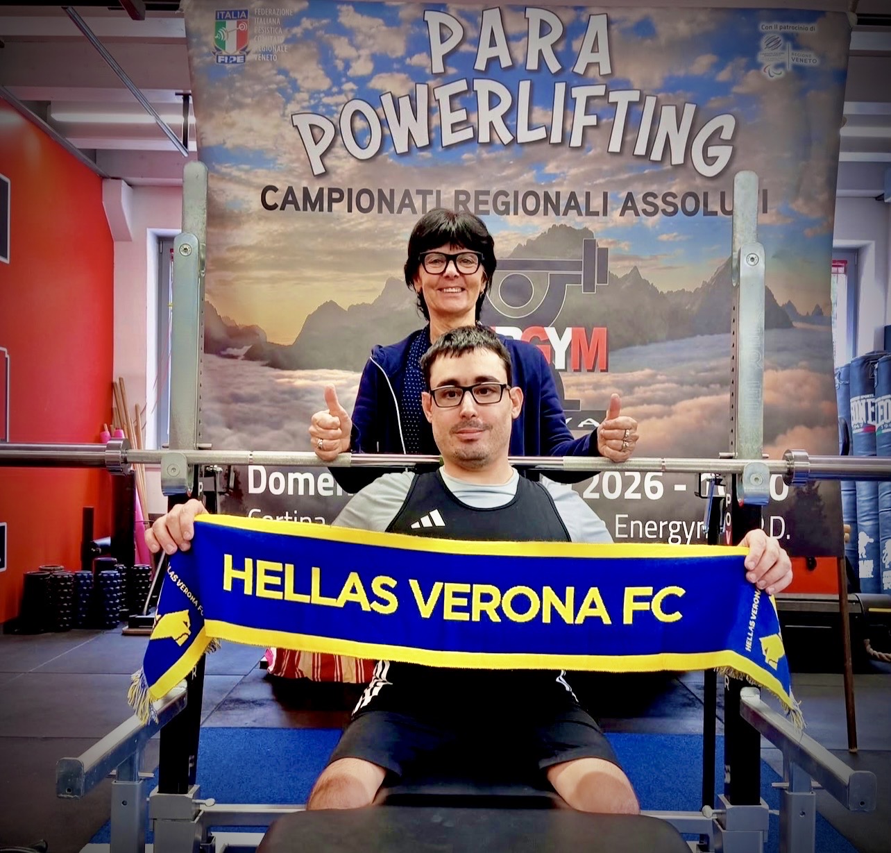 Enrico Benico campione regionale assoluto di Para Powerlifting categoria 65 kg