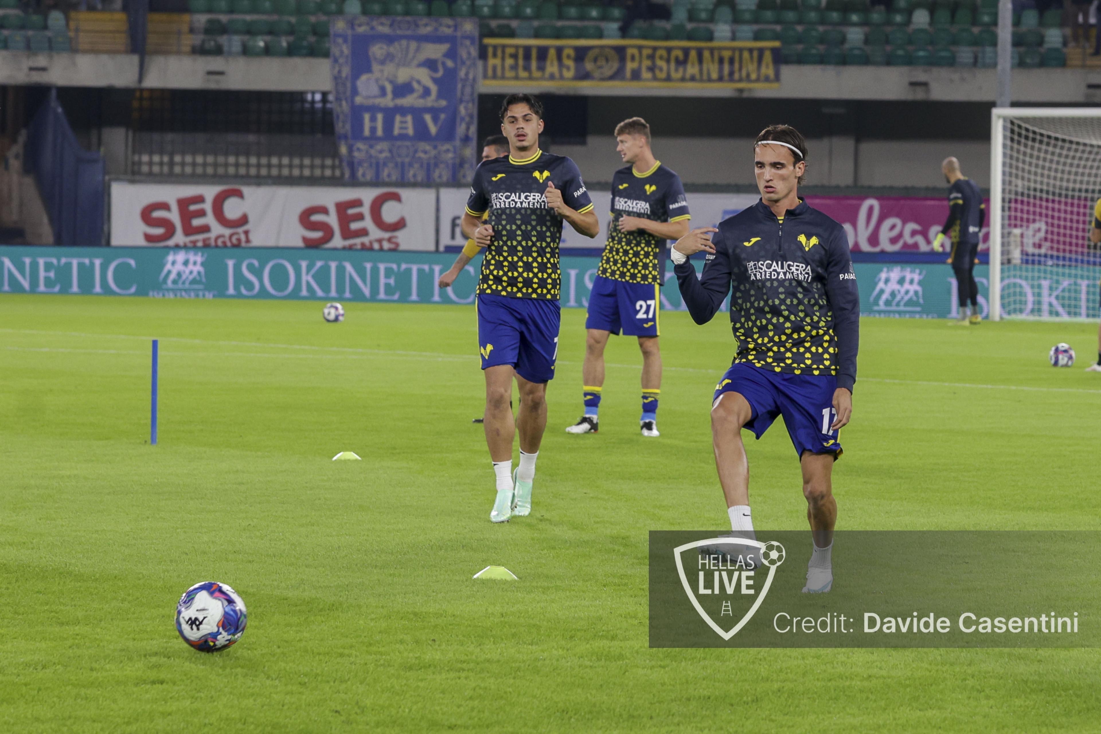 Hellas Verona, allenamento questa mattina
