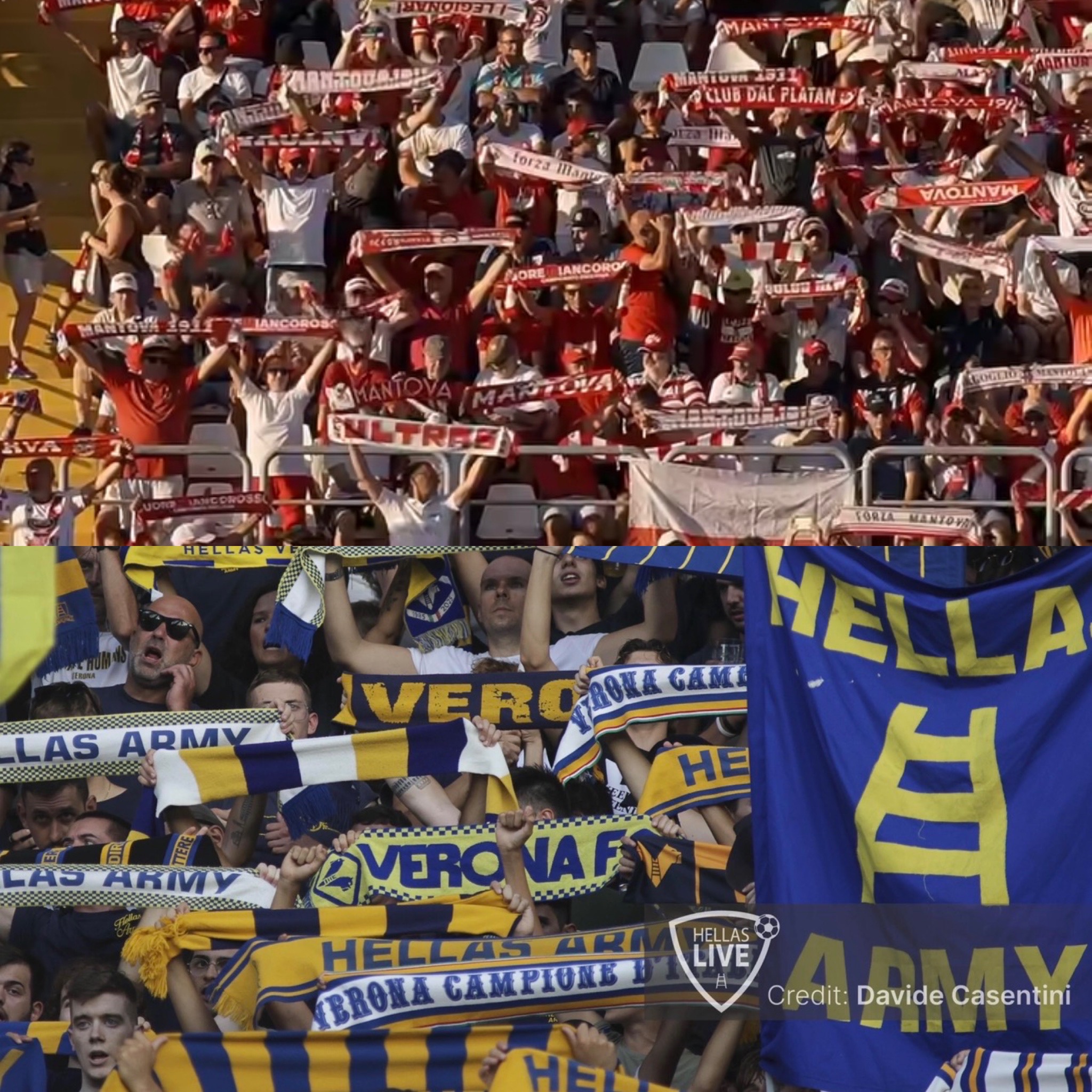 Hellas Verona, trasferta vietata anche a Mantova. La rabbia del presidente virgiliano Piccoli